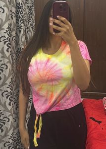 Tie-Dye Cropped T-Shirt