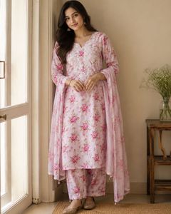 Floral Print Kurta