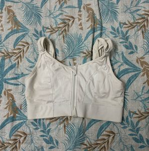 White Sports Bra