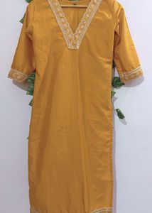 Elegant Yellow Kurta Set with Dupatta