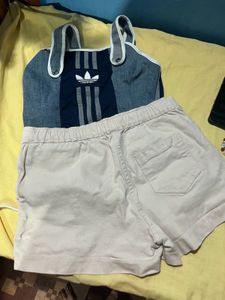 Adidas Tank Top & Shorts Set