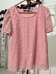 Pretty Pink Lace Top