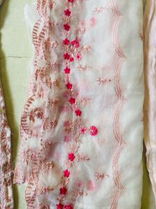 Embroidered Pink Kurta Set