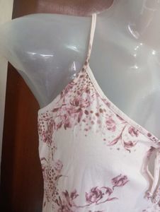 Y2K Floral Print Mini Dress