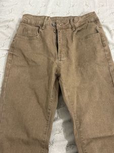 Stylish Tan Wash Jeans
