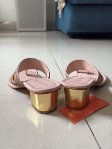 Embellished Block Heels