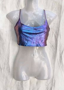7262. Iridescent Bikini Top