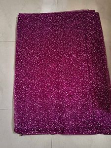 Purple Glitter Fabric