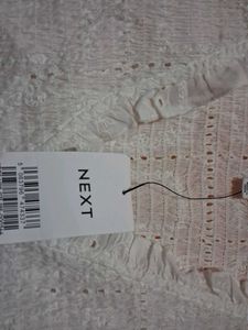 White Peplum Top
