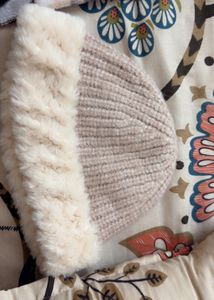 Cute Beanie with Furry Trim