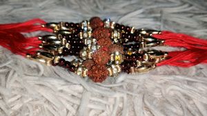 Rakhi thread (Rudraksha Design) | Set of 12 | Unop
