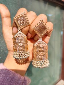 Light Golden Jhumka