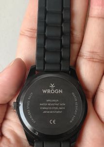 WROGN BLACK WITH Watch Packaging