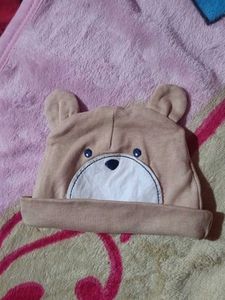 Cute Black Bear Baby Hat
