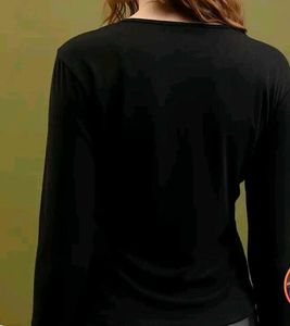 Elegant Black Dolman Sleeve Top