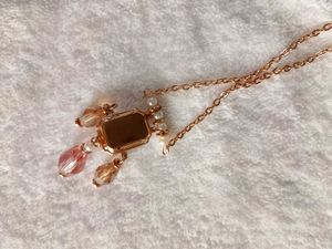Crystal Rose Gold Necklace ANTI TARNISH