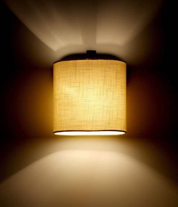 Beige Wall Mountable Warm Lamp