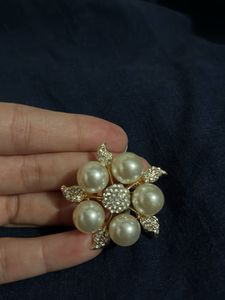 Pearl Diamond Blossom Statement Ring – Elegant Flo