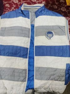 Striped Padded Gilet Vest