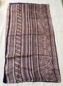 Vintage Silk Print Saree