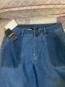 Flared Cargo Jeans waist 32 length 43