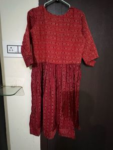 Stylish Red Ethnic Kurta