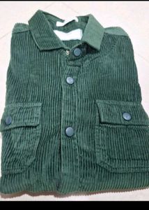 Elegant Green cargo pattrn shirt