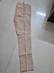 Men's Purple Slim Fit Shirt &amp; Beige Trousers