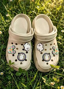 Cute Clog Sandals with Charms fir women