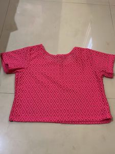 Crochet Knit Top