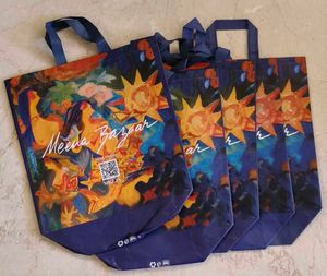 Meena Bazaar Tote Bags