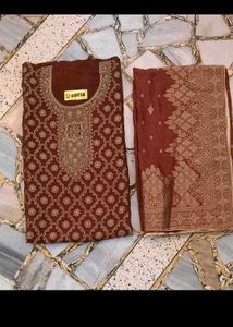 PURE BANARASI ZARI SILK SUIT