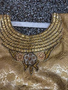 Gold Ethnic Blouse