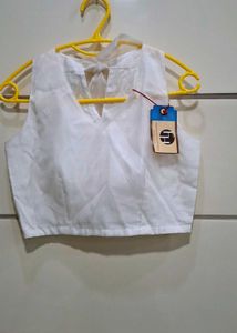 White Blouse with Tag