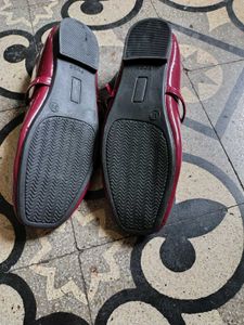 Elegant Red Patent Ballet Flats,🎀❤️