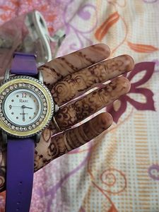 Purple Women's Wristwatch
