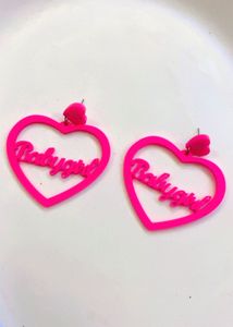 New Cute "Babygirl" Heart Earrings l Last pair