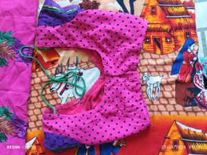 Purple &amp; Pink saree with blouse
