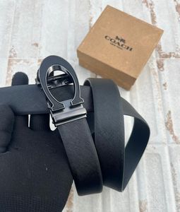 Coach Black Leather Belt