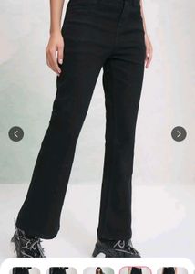 Classic Black Flare Jeans