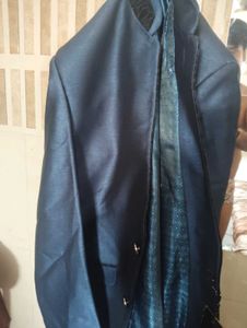 Men's Blue Ethnic Jacket
