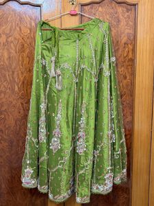 Beautiful Green Embroidered Blouse
