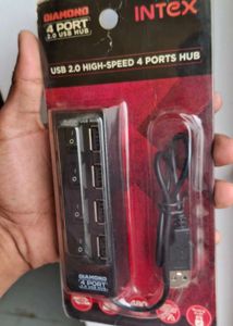 Intex Diamond 4 Port USB 2.0 High-Speed Hub | Bran