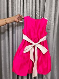 pspeaches-Gorgeous Pink Party Dress with Flower