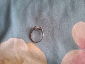 silver Two Stone Ring