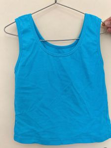 Bright Blue Basic Tank Top