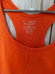 Jockey Orange Racerback Tank Top