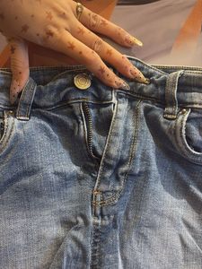 Blue Denim Cut-Off Shorts