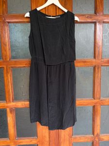 Calvin Klein Black Sleeveless Midi Dress