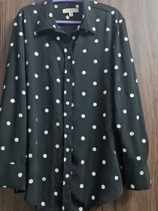 Marks & Spencer Dot Button-Up Shirt